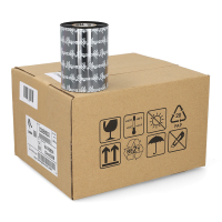 Zebra 2300 wax ribbon (02300BK08330) 83mm x 300m | 12-pack 144568