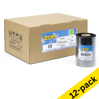 Zebra 2300 wax ribbon (02300BK11045), 110mm x 450m, 12-pack (123ink version)