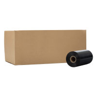 Zebra 2300 wax ribbon (02300BK15645) 156mm x 450m (123ink version) | 12-pack 141071