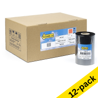 Zebra 3200 wax/resin ribbon (03200BK11045), 110mm x 450m, 12-pack (123ink version) 03200BK11045C 144616