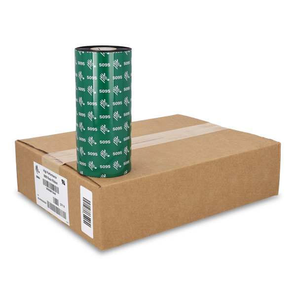 Zebra 5095 resin ribbon (05095BK15445) 154mm x 450m | 6-pack 141176 - 1