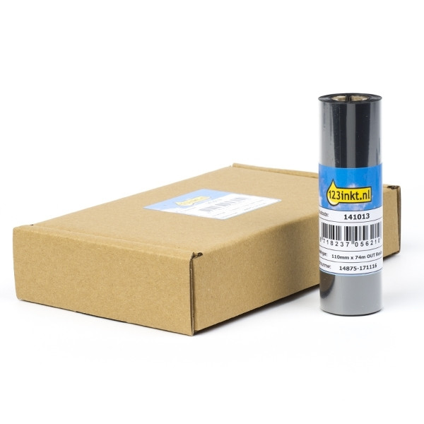 Zebra 5095 resin ribbon (05095GS11007) 110mm x 74m (123ink version) | 5-pack 141013 - 1