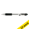 Ballpoint pen | black | Zebra Z-Grip | 12-pack