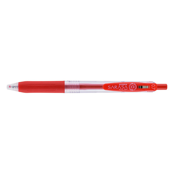 Gel pen | 0.37mm | red | Zebra Sarasa Clip 423797 - 1
