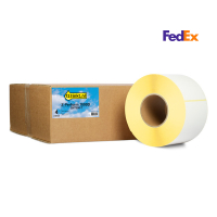 Zebra Z-Perform 1000D FedEx label (3007096-T) 102 x 152mm (123ink version) | 4-pack 653301
