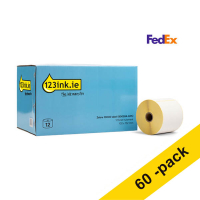 Zebra Z-Perform 1000D FedEx label (800284-605) 102 x 152mm (123ink version) | 12-pack x5 653306