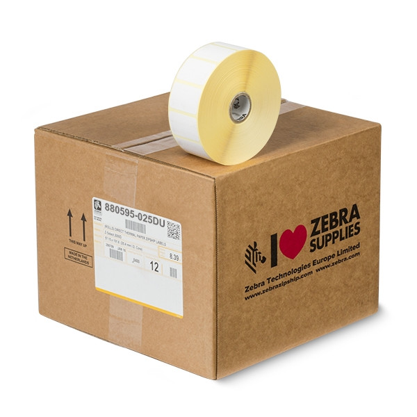 Zebra Z-Perform 1000D Label (880595-025DU) 38mm x 25mm (12 rolls) 880595-025DU 140000 - 1