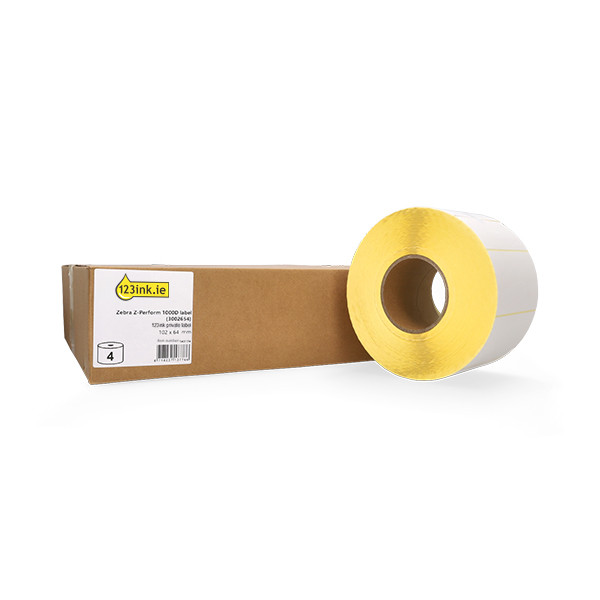 Zebra Z-Perform 1000D label (3002654) 102 x 64mm (123ink version) | 4-pack 145174 - 1