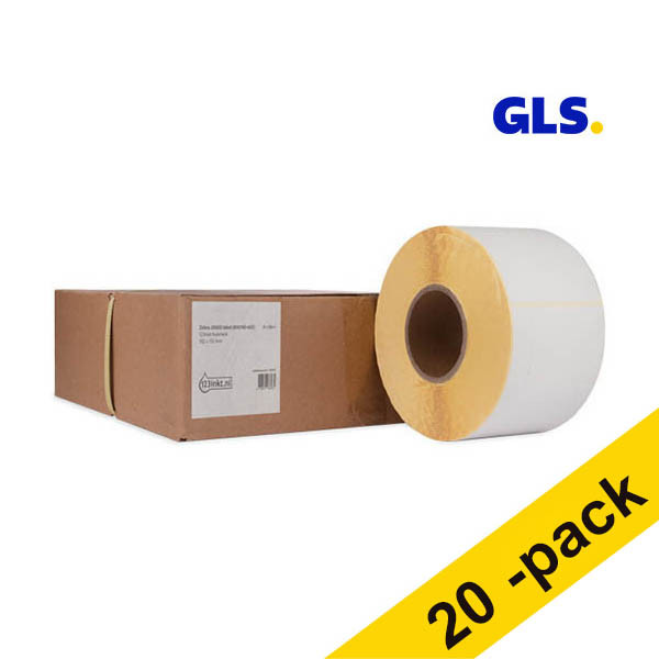 Zebra Z-Select 2000D GLS label (800740-605) 102 x 152mm (123ink version) | 4-pack x5 653252 - 1