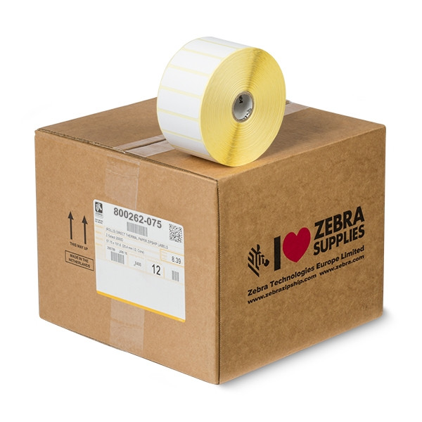 Zebra Z-Select 2000D Label (800262-075) 57mm x 19mm (12 rolls) 800262-075 140014 - 1