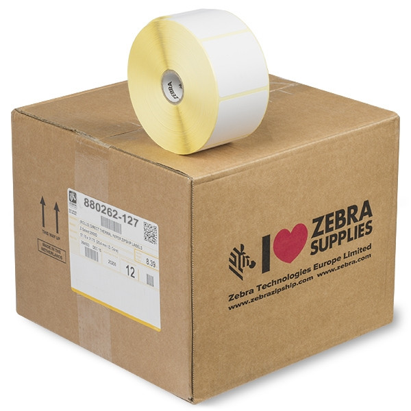 Zebra Z-Select 2000D Removable label (800262-127) 57mm x 32mm (12 rolls) 800262-127 140098 - 1