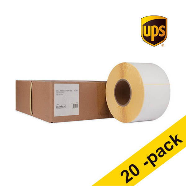 Zebra Z-Select 2000D UPS label (800740-605) 102 x 152mm (123ink version) | 4-pack x5 653192 - 1