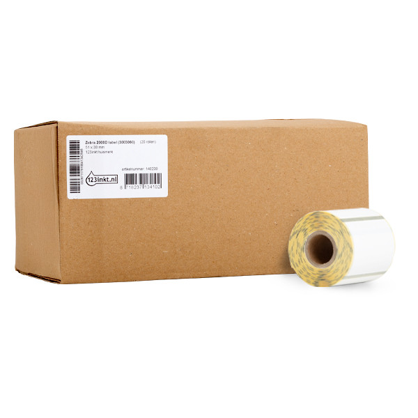 Zebra Z-Select 2000D label (3003060) 50.8 x 38.1mm (123ink version) | 20-pack 140209 - 1