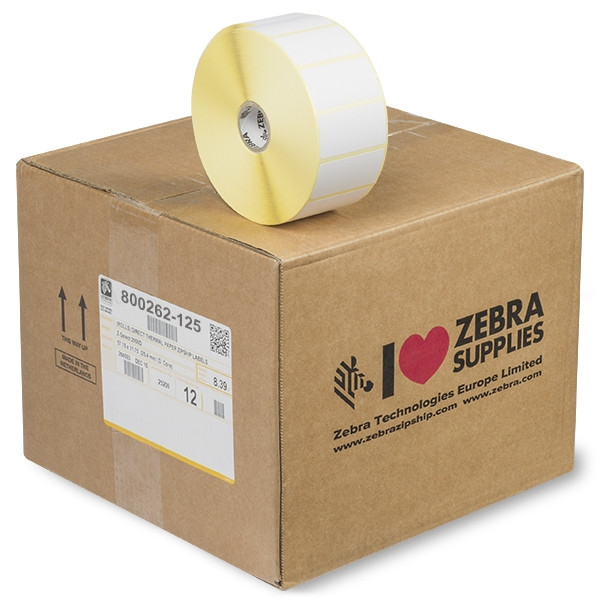 Zebra Z-Select 2000D label (800262-125) 57mm x 32mm (12 rolls) 800262-125 140016 - 1