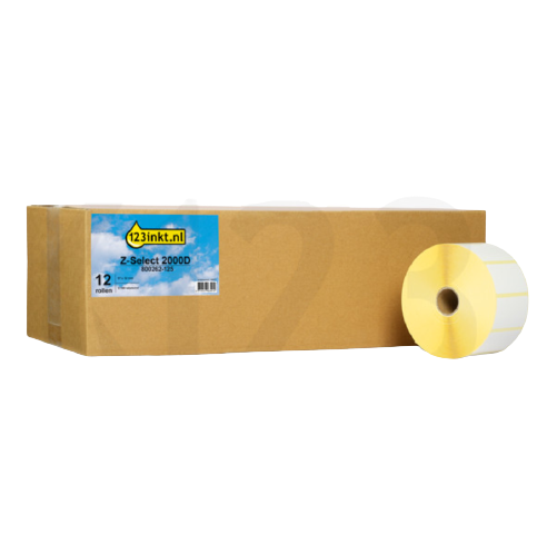 Zebra Z-Select 2000D label (800262-405) 57mm x 102mm (12-pack) (123ink version) 800262-405C 140023 - 1