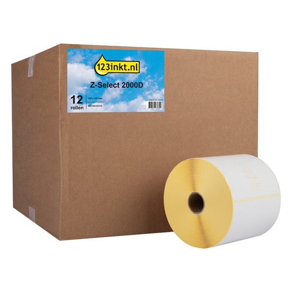 Zebra Z-Select 2000D labels, 102mm x 127mm (12-pack) (123ink version) 800264-505C 140111 - 1