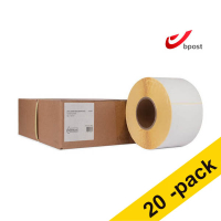 Zebra Z-Select 2000D post label (800740-605) 102 x 152mm (123ink version) | 4-pack x5 653372
