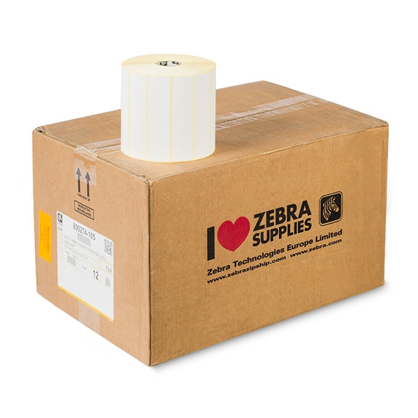 Zebra Z-Select 2000T Label (800274-105) 102mm x 25mm (12 rolls) 800274-105 140074 - 1