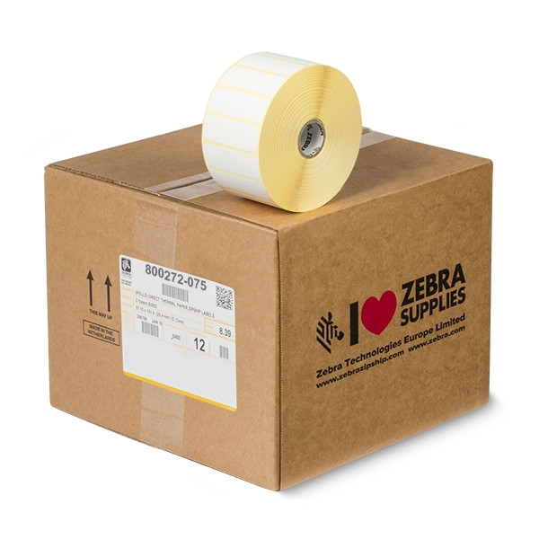 Zebra Z-Select 2000T label (800272-075) 57 x 19mm | 12-pack 140058 - 1