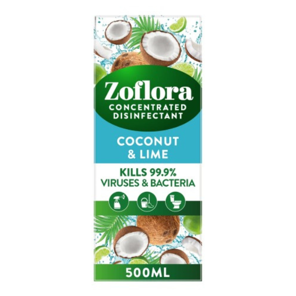 Zoflora Coconut & Lime all-purpose concentrate disinfectant, 500ml  SZO00037 - 1