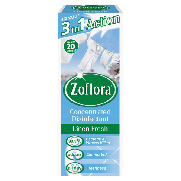 Zoflora Linen Fresh all-purpose concentrate disinfectant, 120ml  SZO00017 - 1