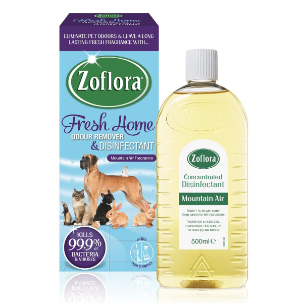 Zoflora Mountain Air 'Pet Fresh Home' concentrate disinfectant, 500ml  SZO00059 - 1