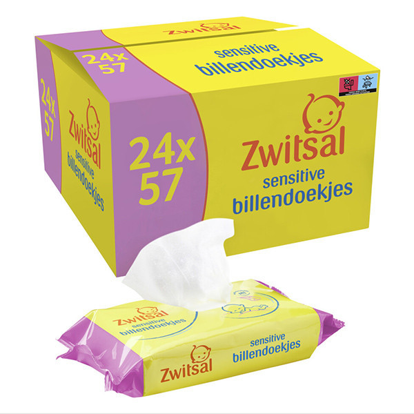 Zwitsal lotion wipes (24 x 57-pack)  SZW00061 - 1