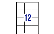 12 sheet (63.5 x 72 mm)