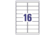 16 per sheet (99.1 x 33.9 mm)