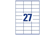 27 sheet (70 x 32 mm)