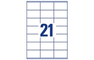 21 per sheet (70 x 41 mm)