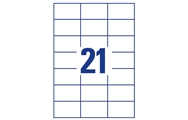21 per sheet (70 x 42.4 mm)