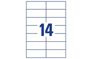 14 per sheet (105 x 42.4 mm)