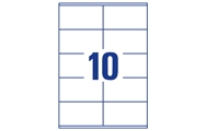 10 sheet (105 x 57 mm)
