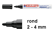 2mm - 4mm (Edding 4000)