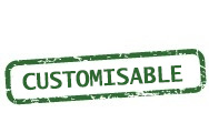 Customisable stamps