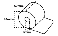 57mm x 47mm x 12mm