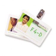 Badge laminating pouches