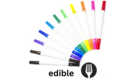 Edible ink markers