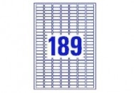 189 per sheet (25.4 x 10 mm)