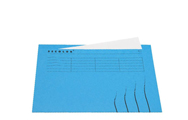 File cardboard with tab edge and imprint landscape (folio)