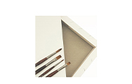 Canvas on wooden stretcher frames