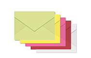 Coloured envelopes