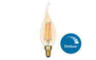 Dimmable decorative candle gold E14