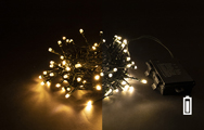 Battery operated decorative lighting