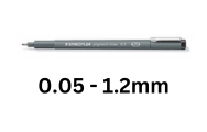 Staedtler Lumocolor 308 (0.05mm - 1.2mm)