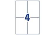 4 per sheet (78.7 x 139.7 mm)