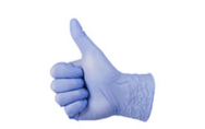 Disposable latex gloves