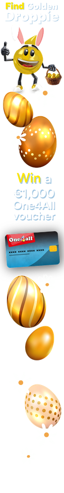 Find Easter Golden Droppie