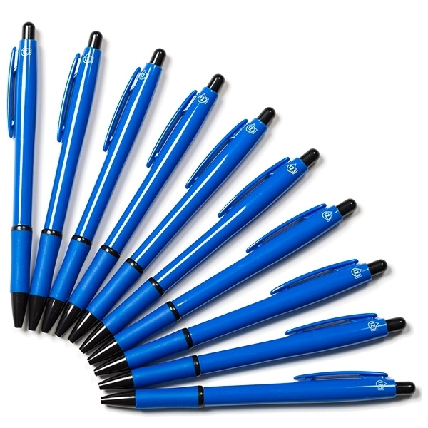 123ink blue ballpoint pen (10-pack)